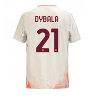 Stroje piłkarskie AS Roma Paulo Dybala #21 Koszulka Wyjazdowej 2024-25 Krótki Rękaw